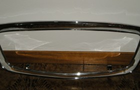 Rechromed grill ring for Flavia coupè Pininfarina